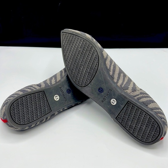 COPY - Rothy’s grey zebra color shoes for women size 8.5 - Picture 7 of 8